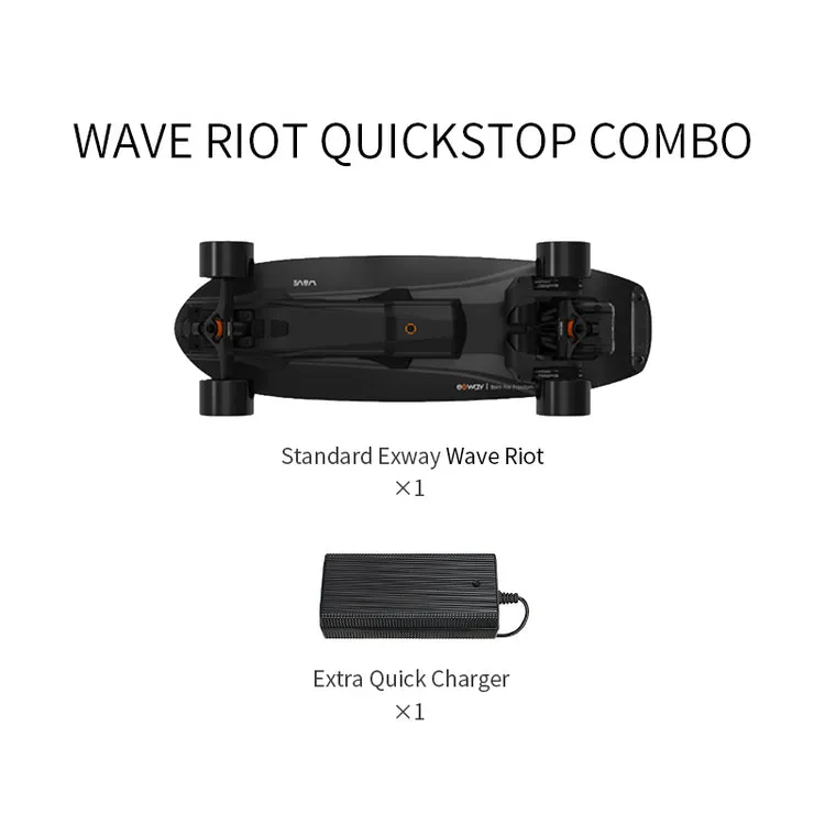 Exway Wave Riot 36V 1000W Electric Skateboard