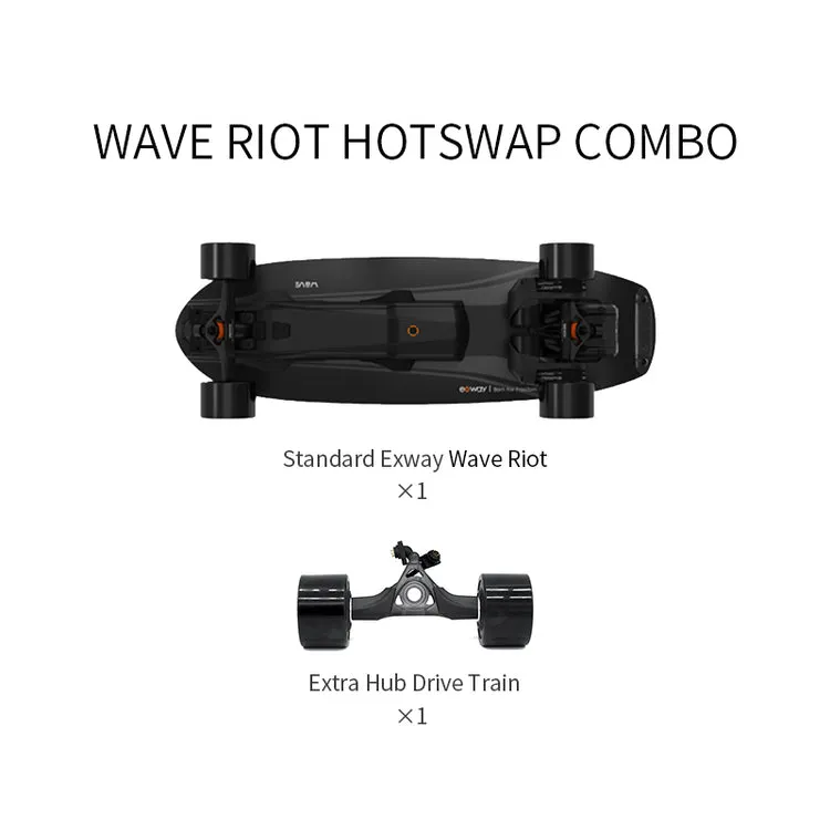 Exway Wave Riot 36V 1000W Electric Skateboard