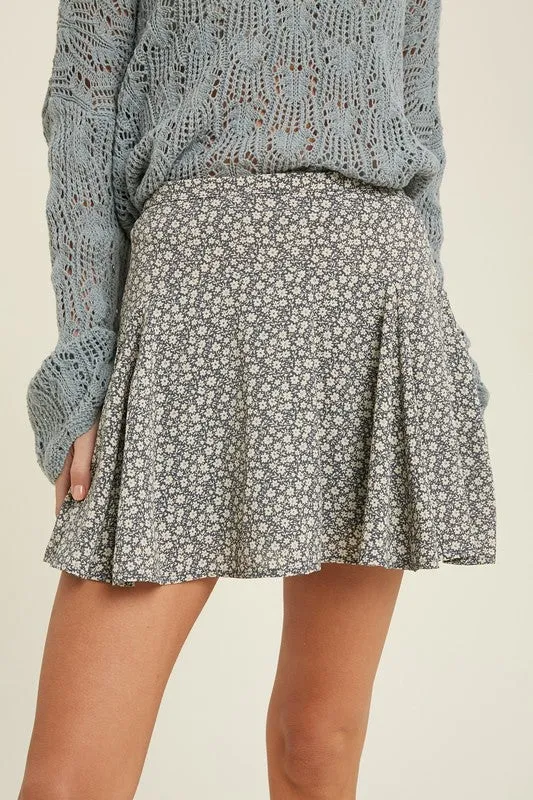 Feel the Romance Skirt - Blue