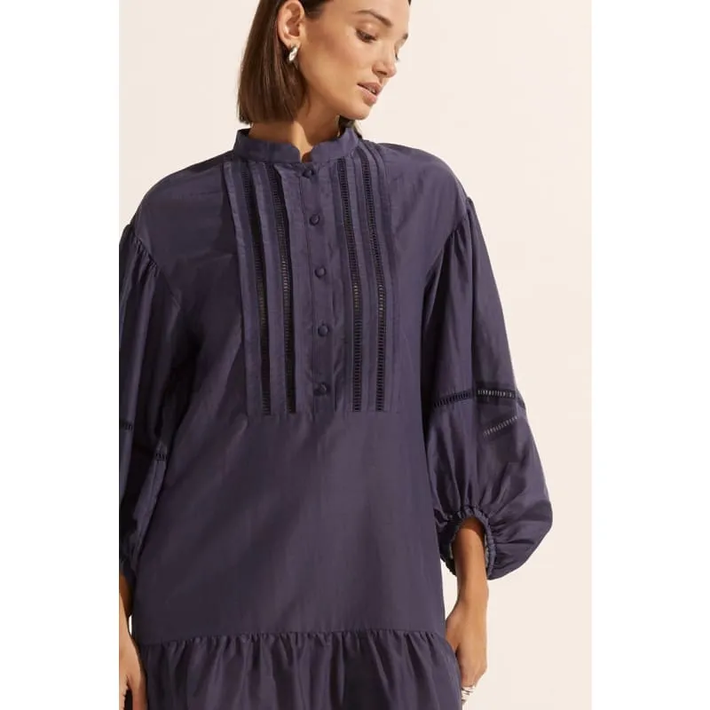 Festoon Dress | Indigo