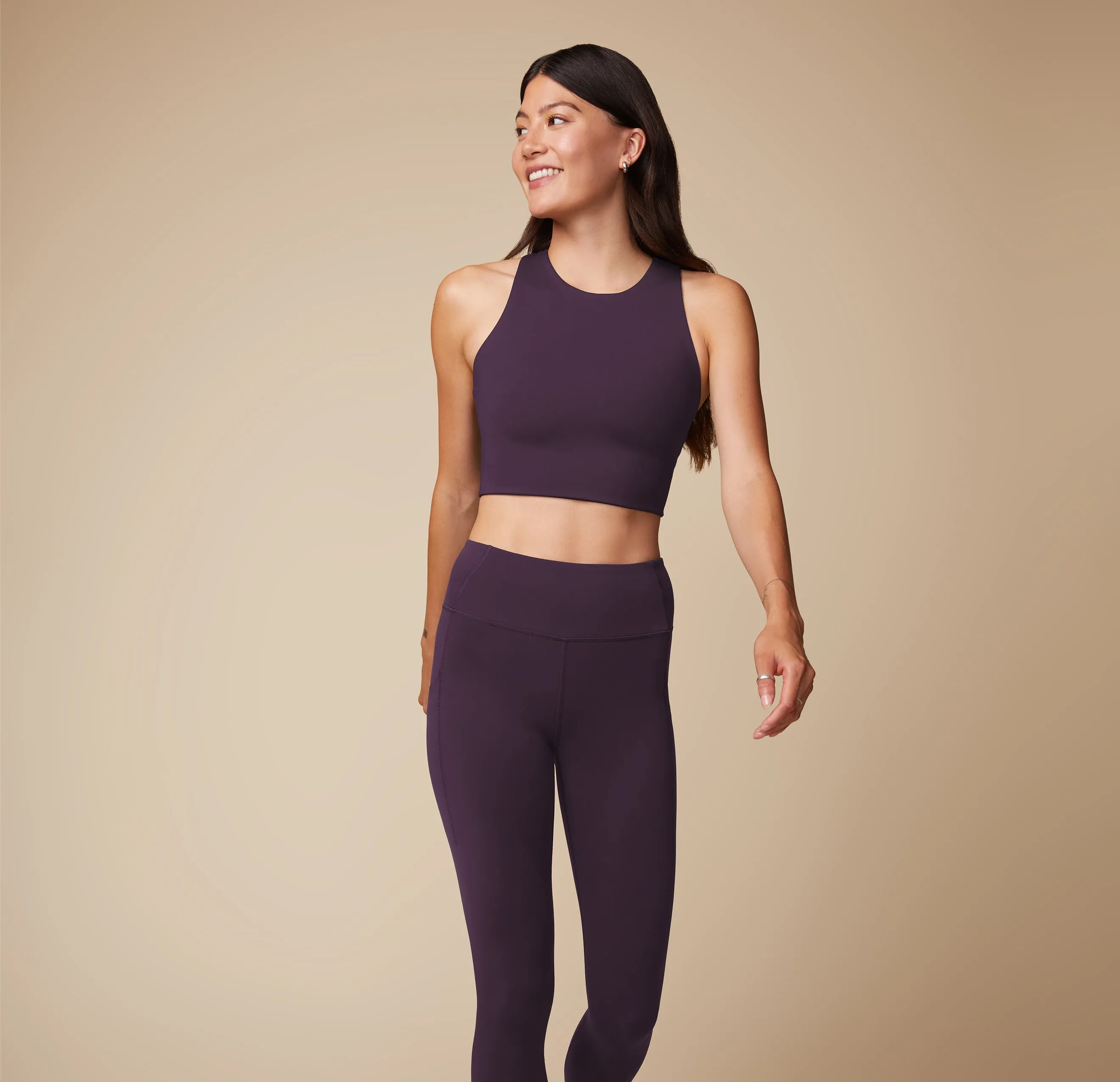 Flex Racerback Sport Tank - Mulberry