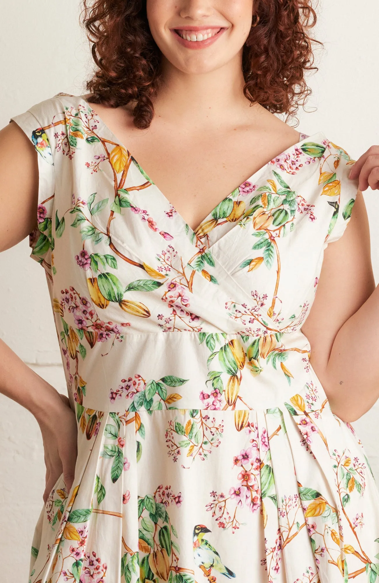 Florence Gardenia Bird Dress