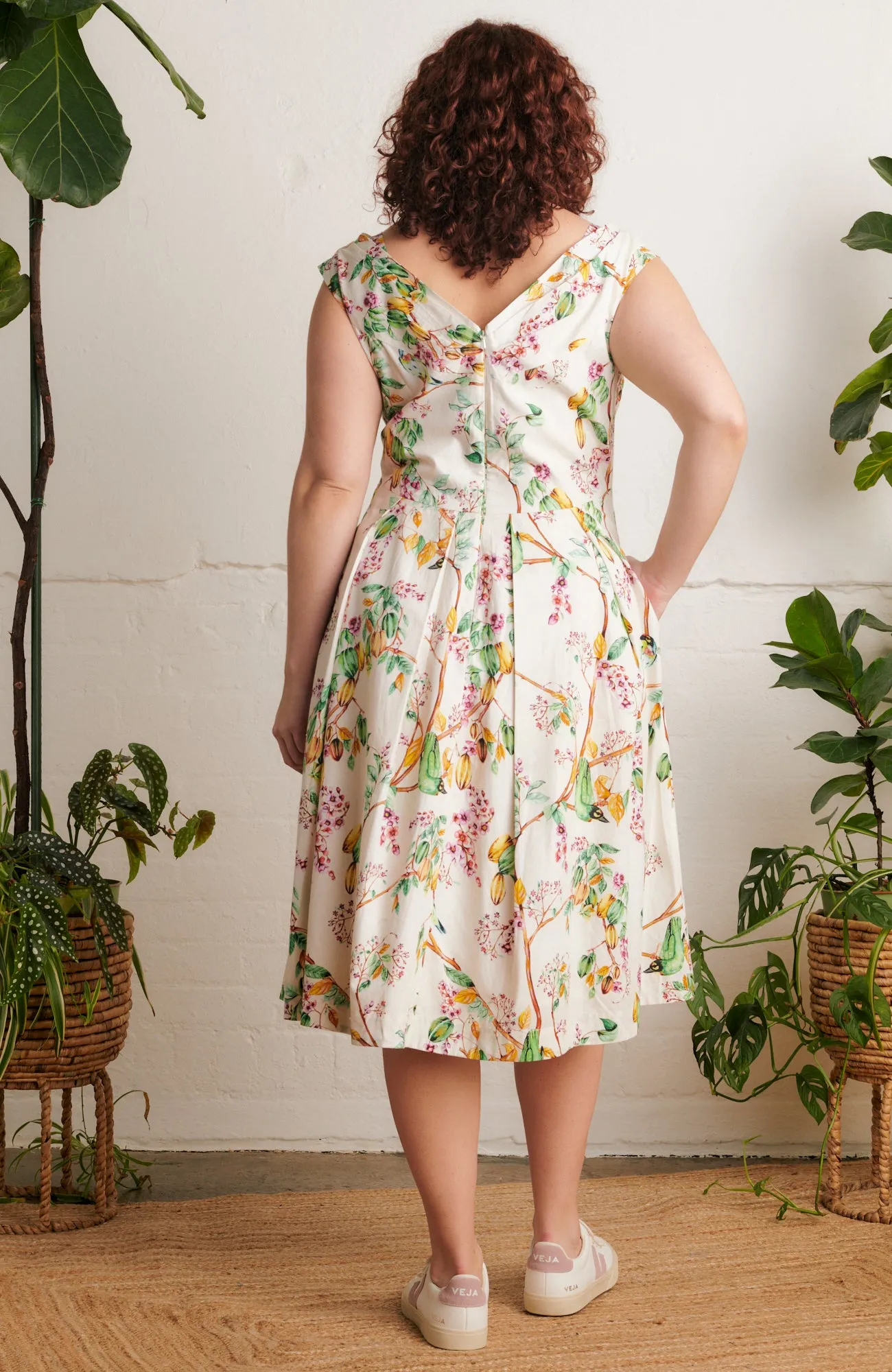 Florence Gardenia Bird Dress