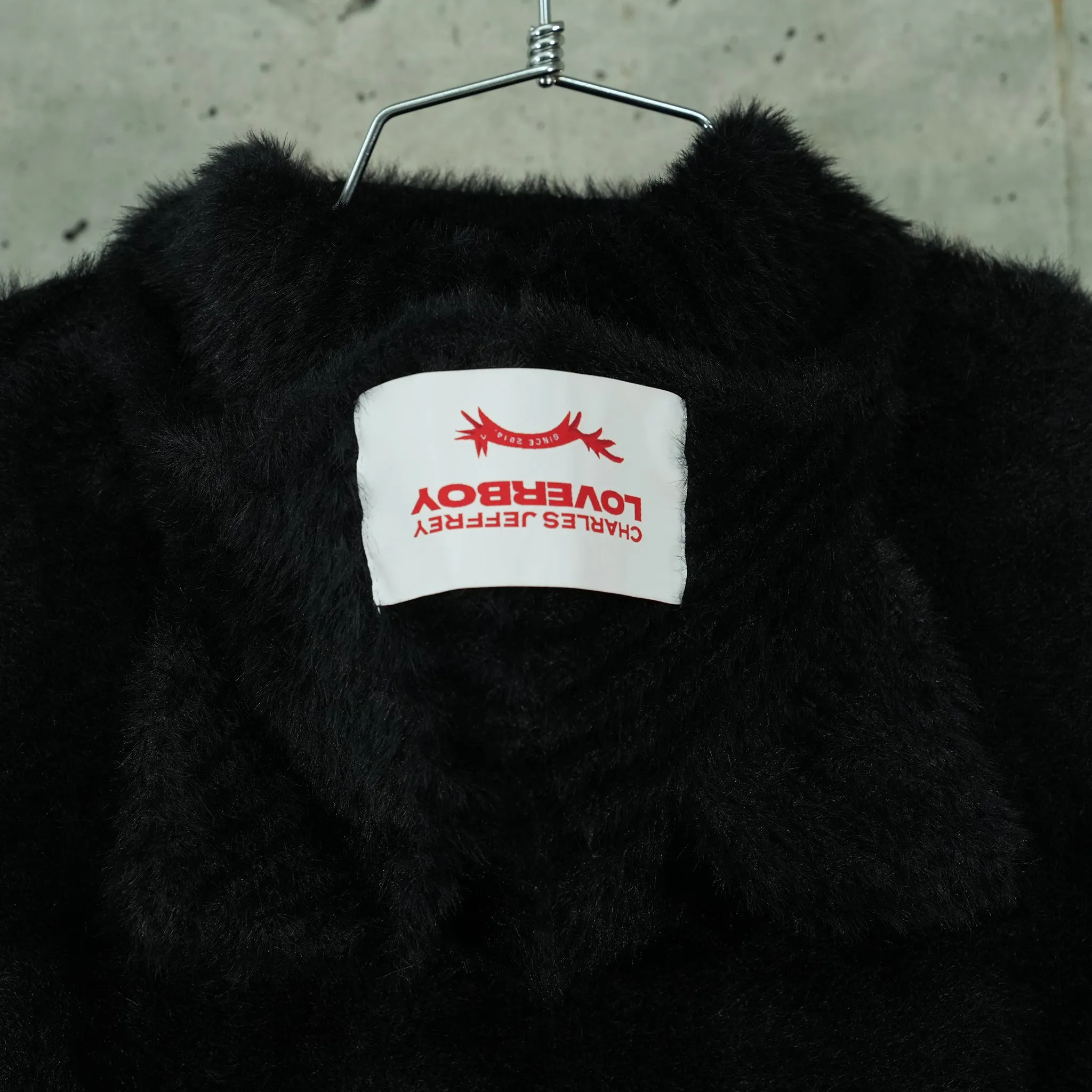 FLUFFY EARS BALACLAVA JUMPER / BLACK