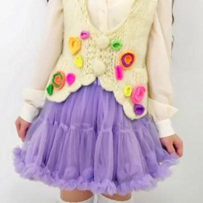 Fluffy Plush Tutu Skirt SD00777