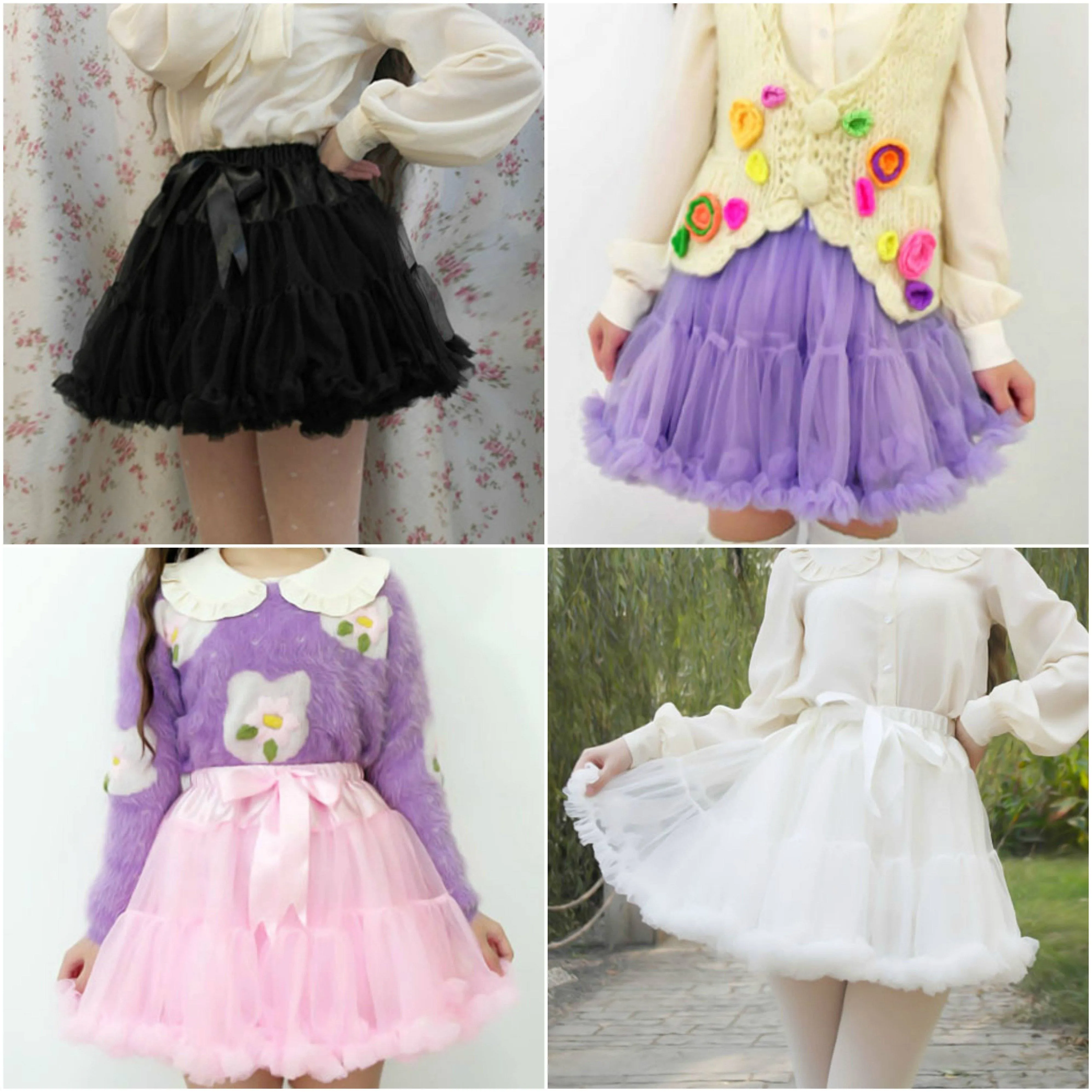 Fluffy Plush Tutu Skirt SD00777