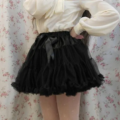 Fluffy Plush Tutu Skirt SD00777