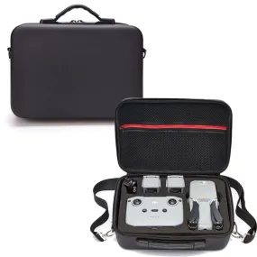 For DJI Mavic Air 2 Portable PU Shoulder Storage Bag Protective Box(Black)