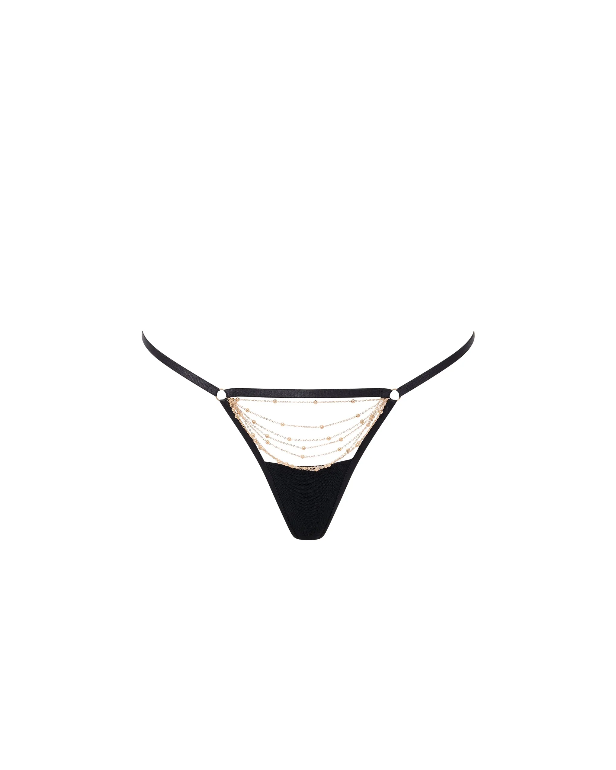 Frida Thong Black/Gold