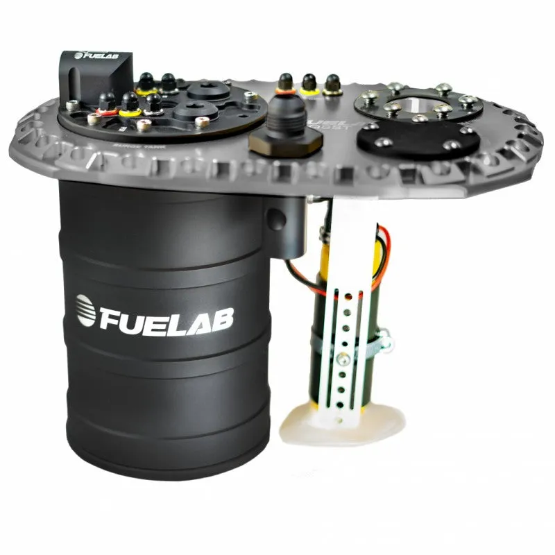 FUELAB 62713-2 Fuel System QSST Titanium with Lift Pump FUELAB 49614, Surge Tank Pump Single FUELAB 49614 with Controller