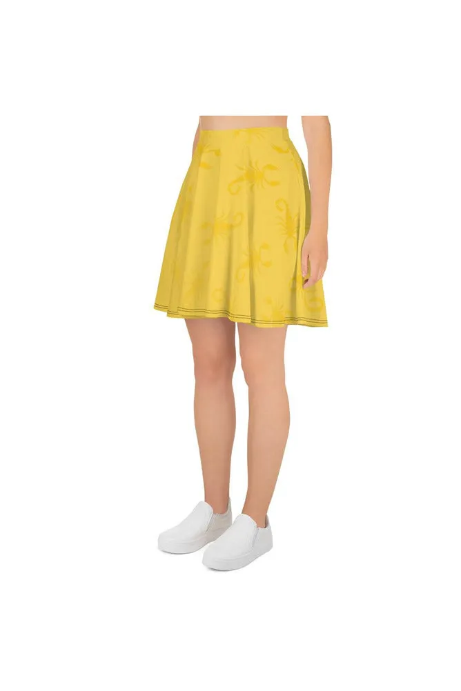 Golden Scorpion Skater Skirt