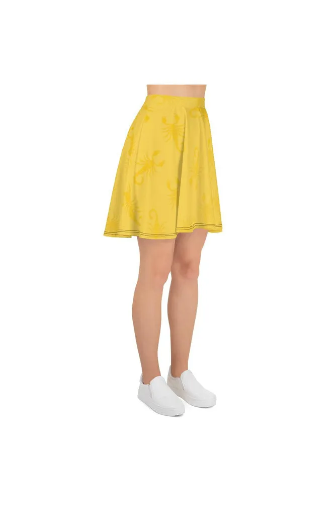 Golden Scorpion Skater Skirt