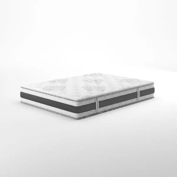 Green Tea Cooling Swirl Memory Foam Hybrid Full Mattress