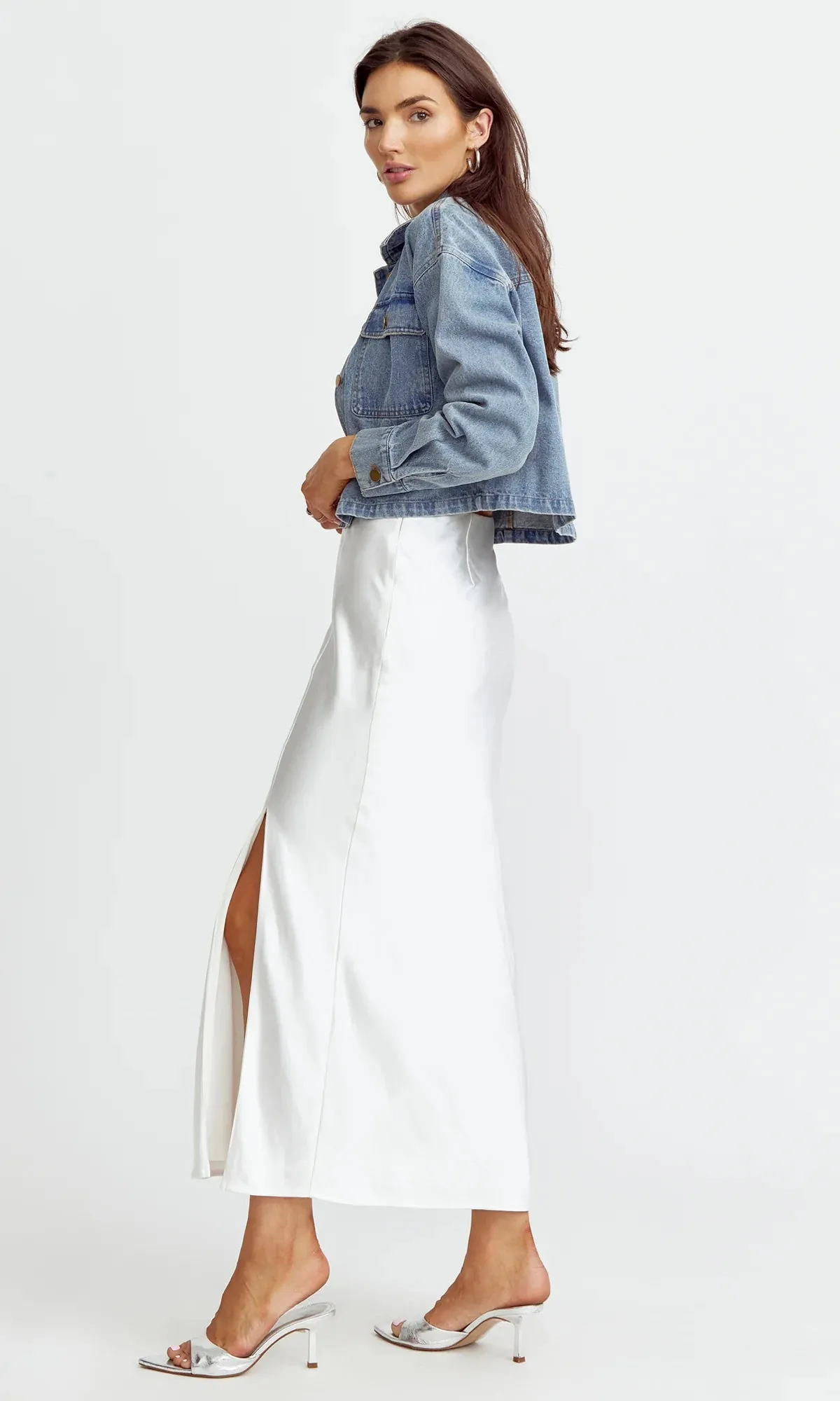 Hayek Slit Maxi Skirt