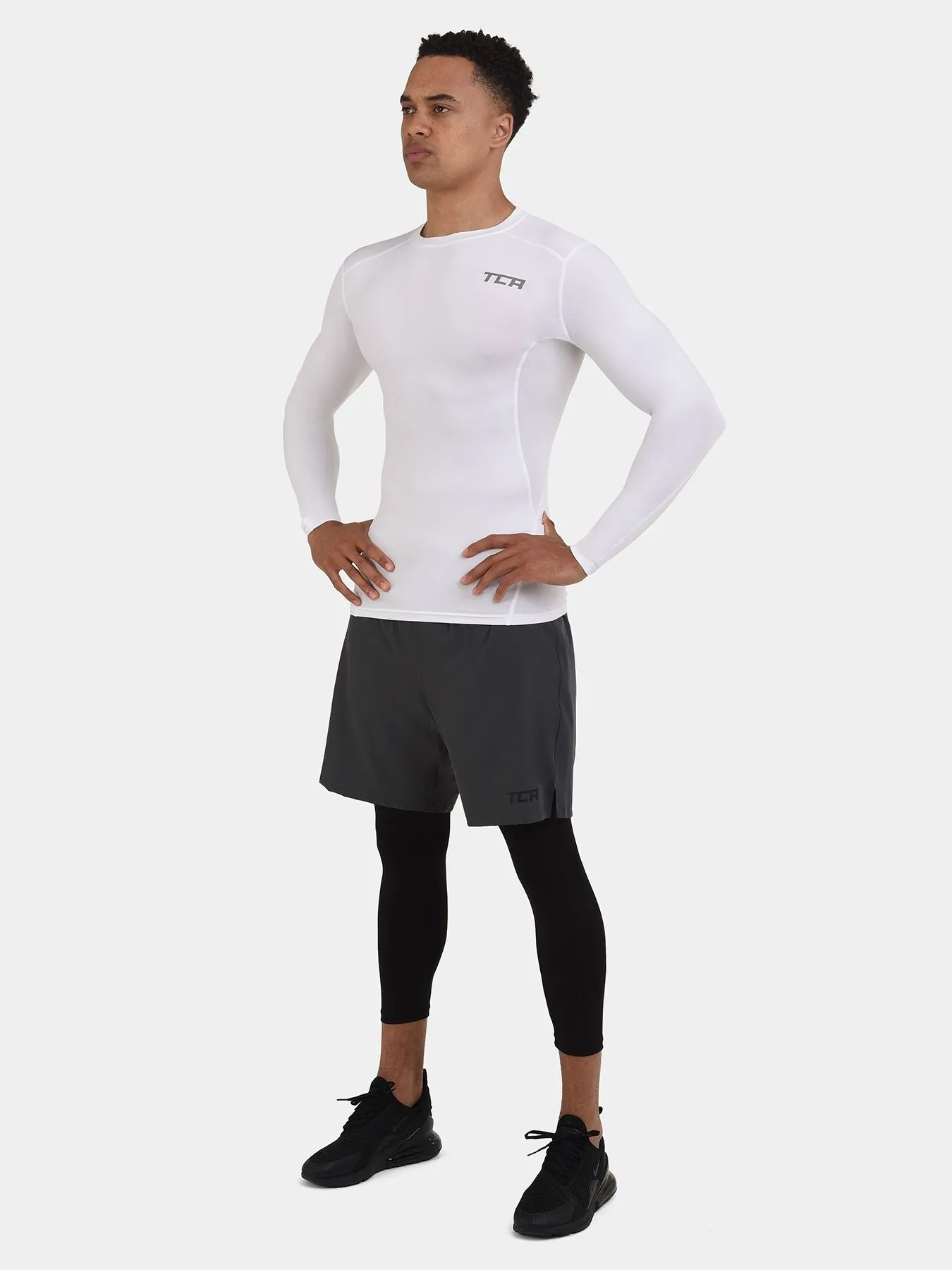 Hyperfusion Compression Base Layer Long Sleeve Crew Neck For Men