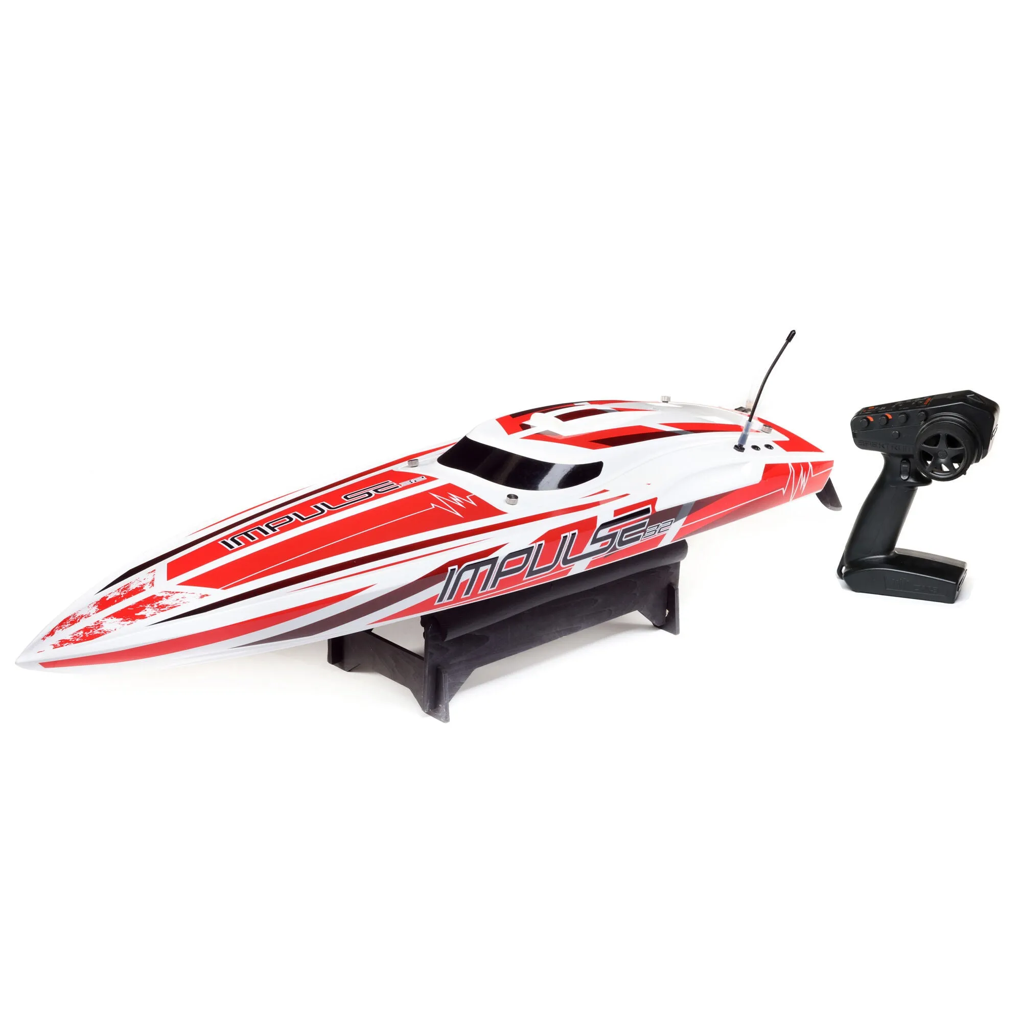 Impulse 32" Brushless Deep-V RTR with Smart, White/Red