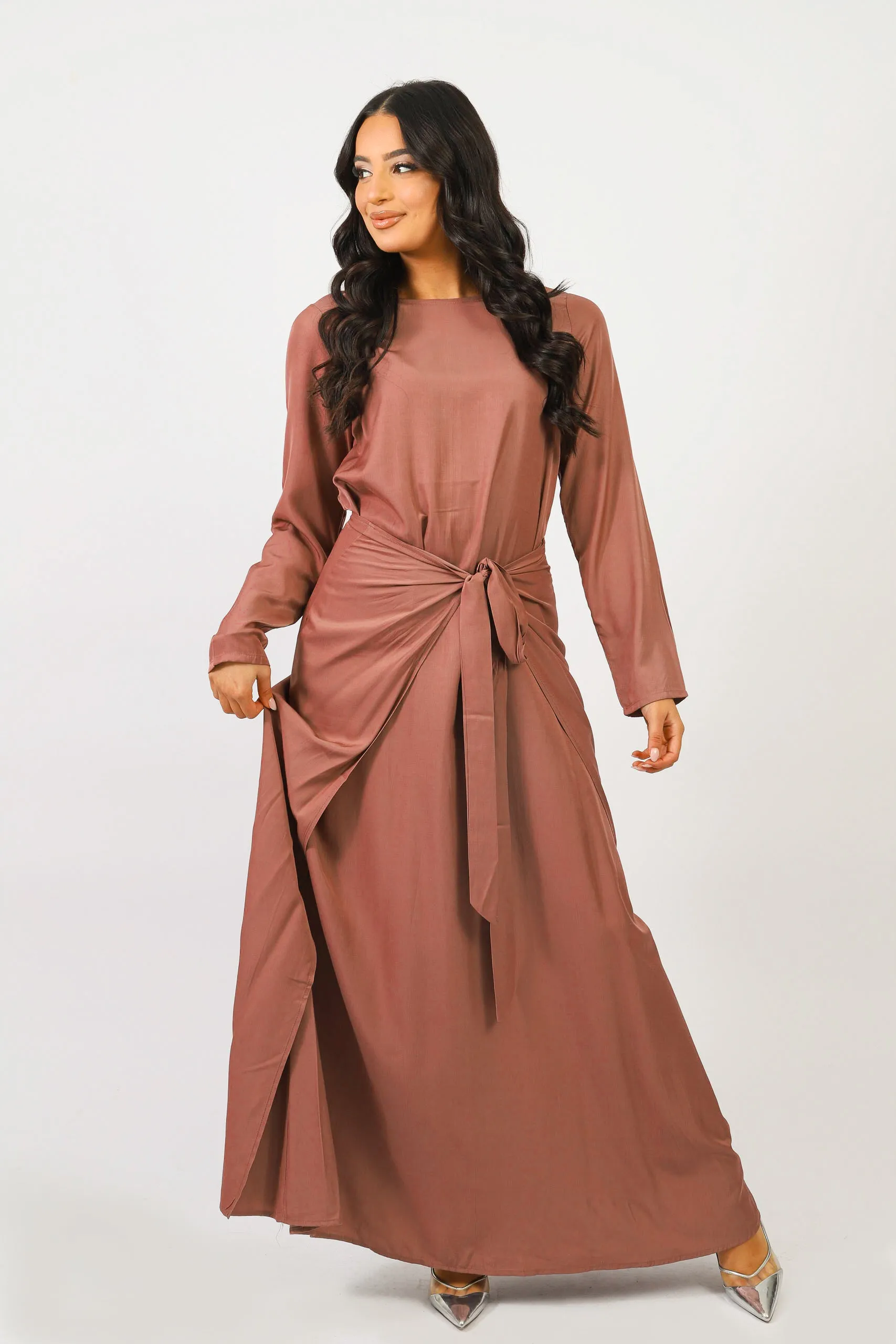 Inaya Skirt Overlay Maxi Dress