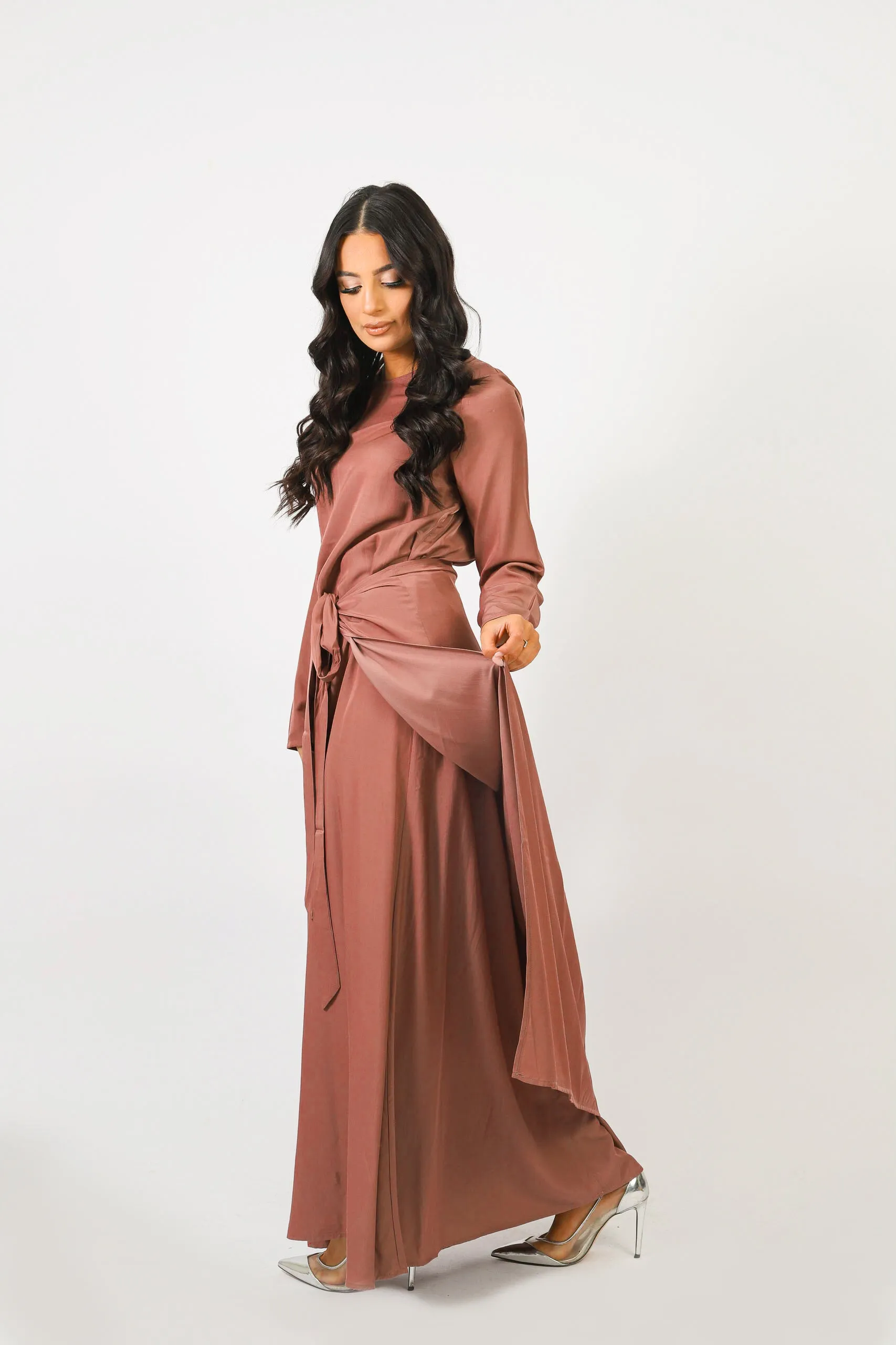 Inaya Skirt Overlay Maxi Dress