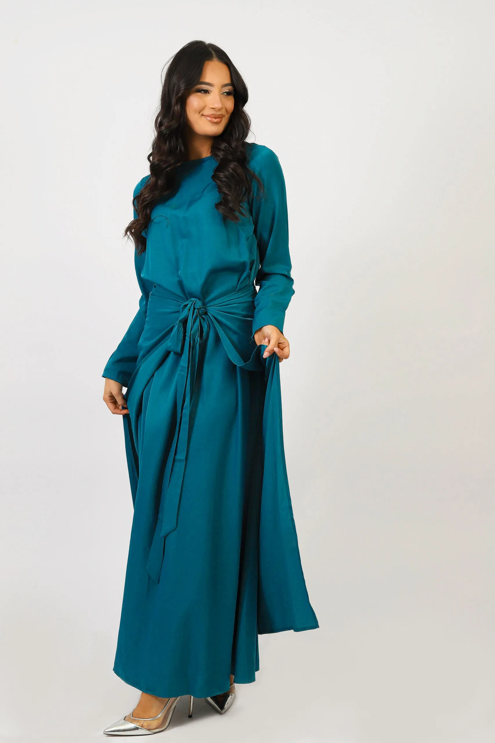 Inaya Skirt Overlay Maxi Dress