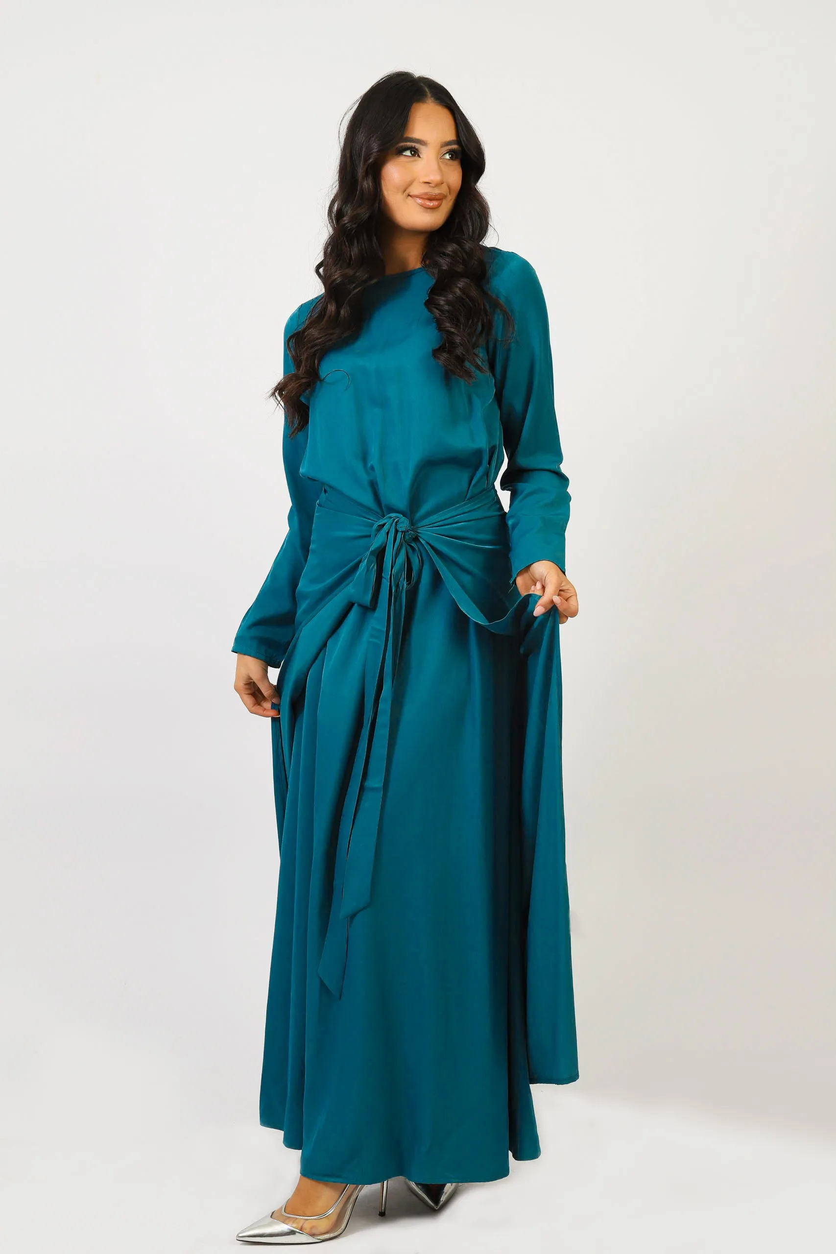 Inaya Skirt Overlay Maxi Dress