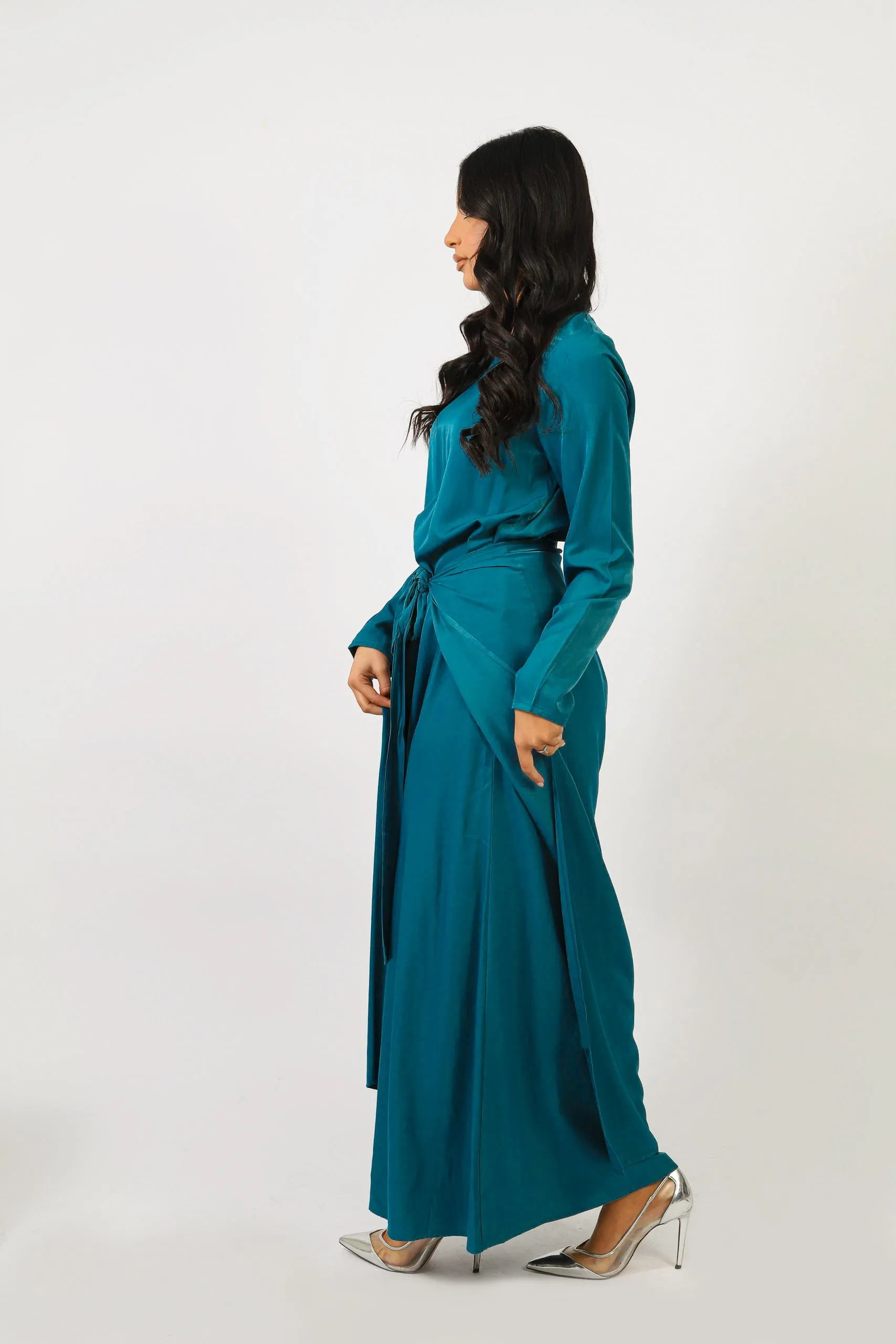 Inaya Skirt Overlay Maxi Dress