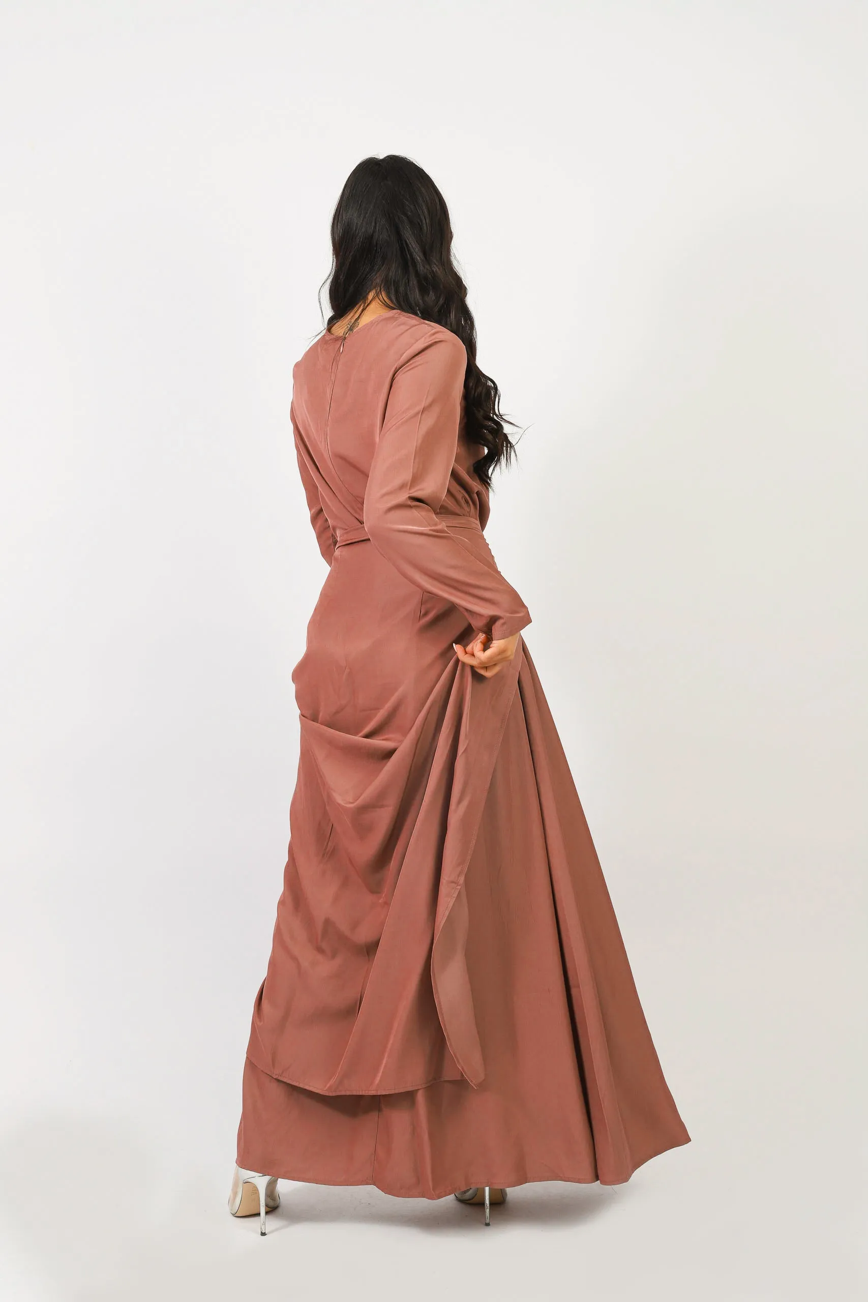 Inaya Skirt Overlay Maxi Dress