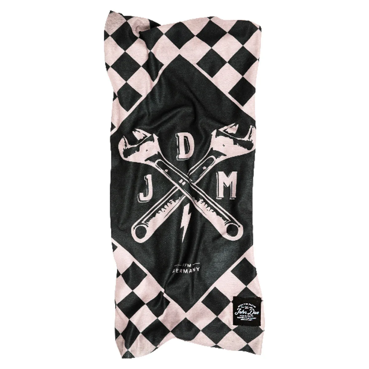 John Doe Multifunctional Neck Tube Classic JDM Flag Black / Cream