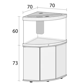 Juwel Trigon 190 LED Tank and Stand