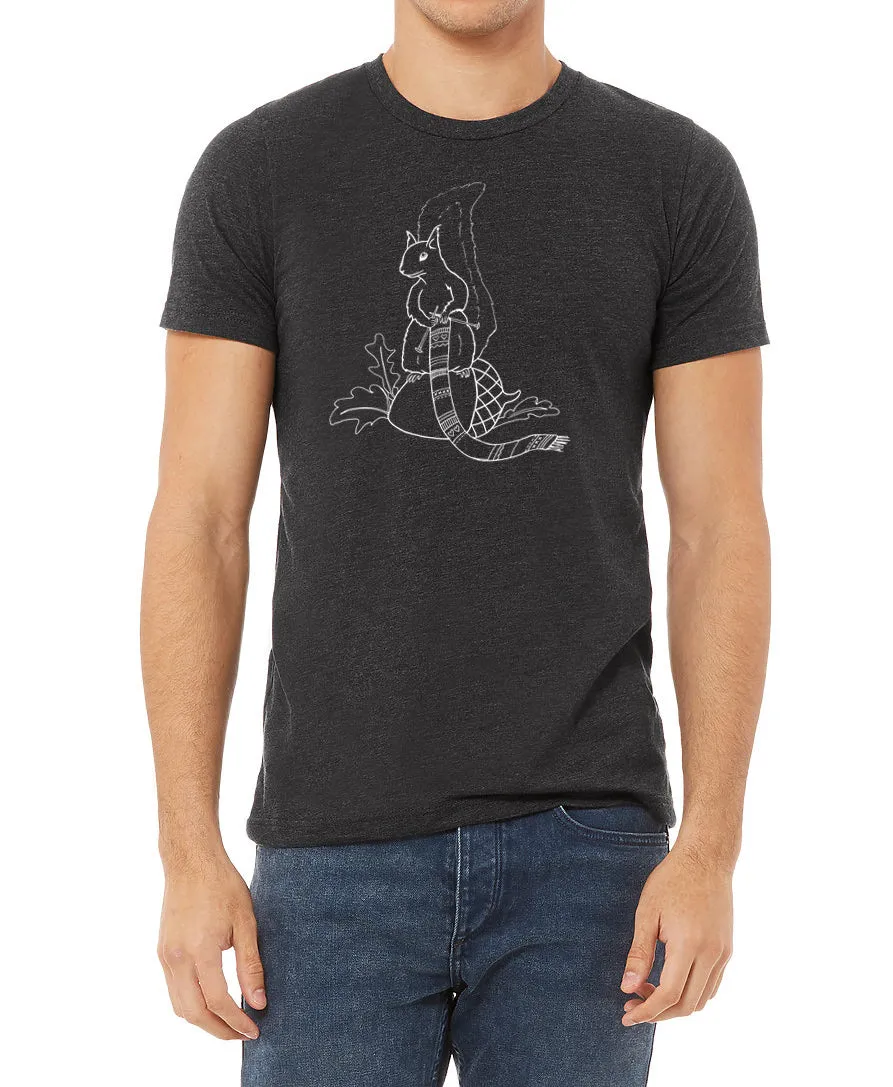 Knitting Squirrel Tee Shirts