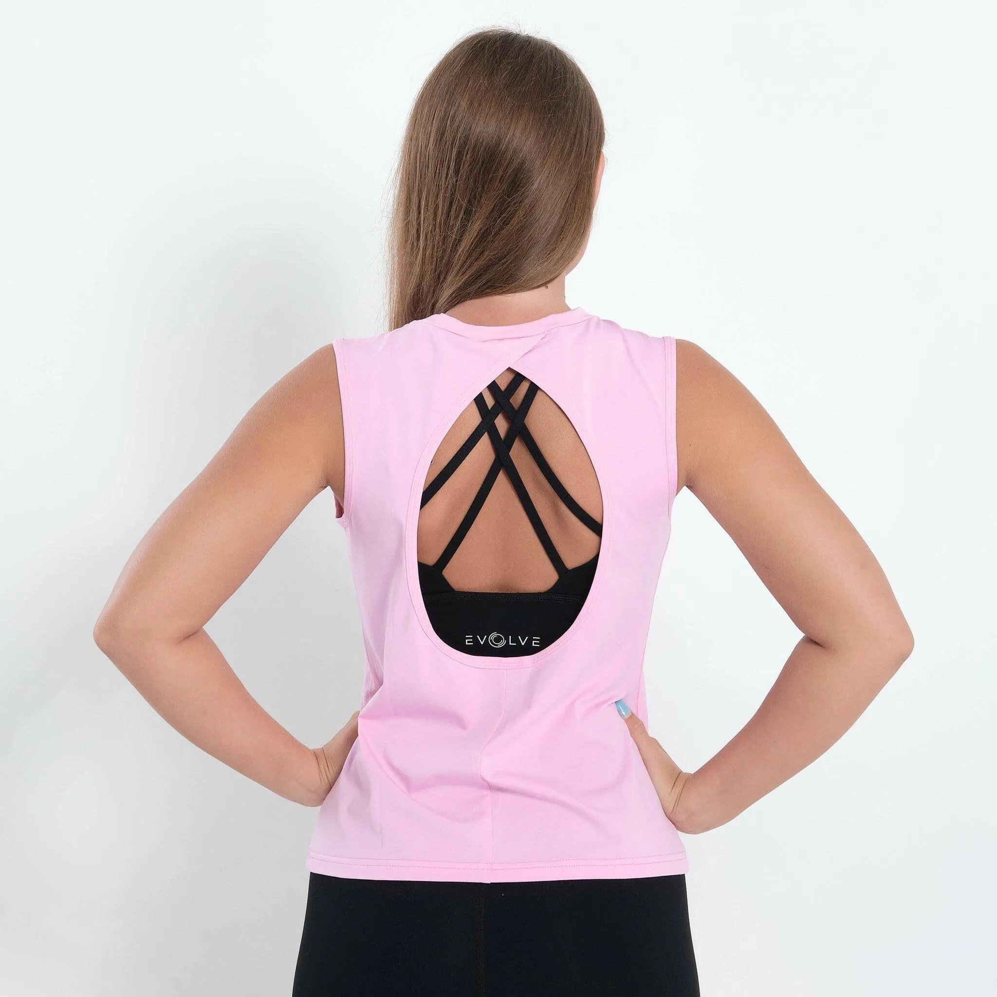 LE Open Back Tank (Pink)