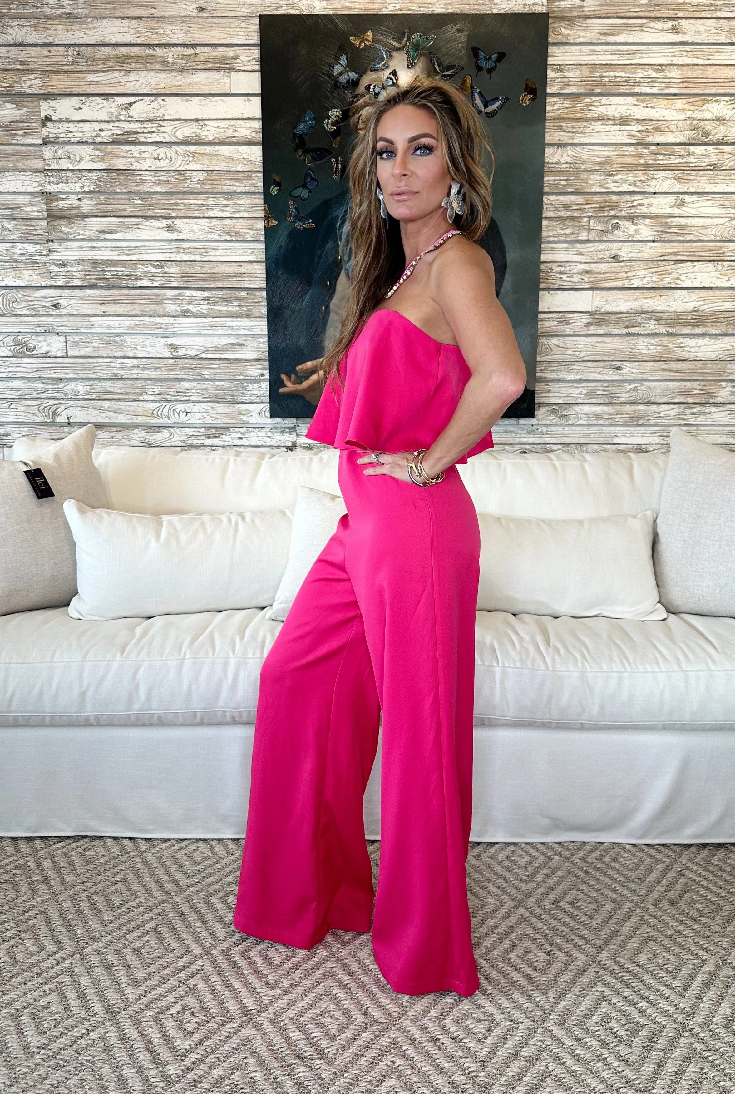 Lia Off Shoulder Jumpsuit