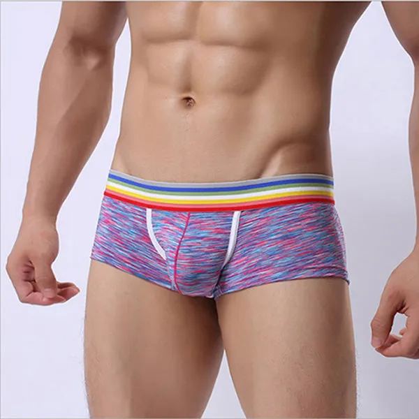 LOBEIOK new sexy men's Boxer Shorts underpants men Boxers home sexy Plus Size Boxers 4 color L XL XXL XXXL male underwear