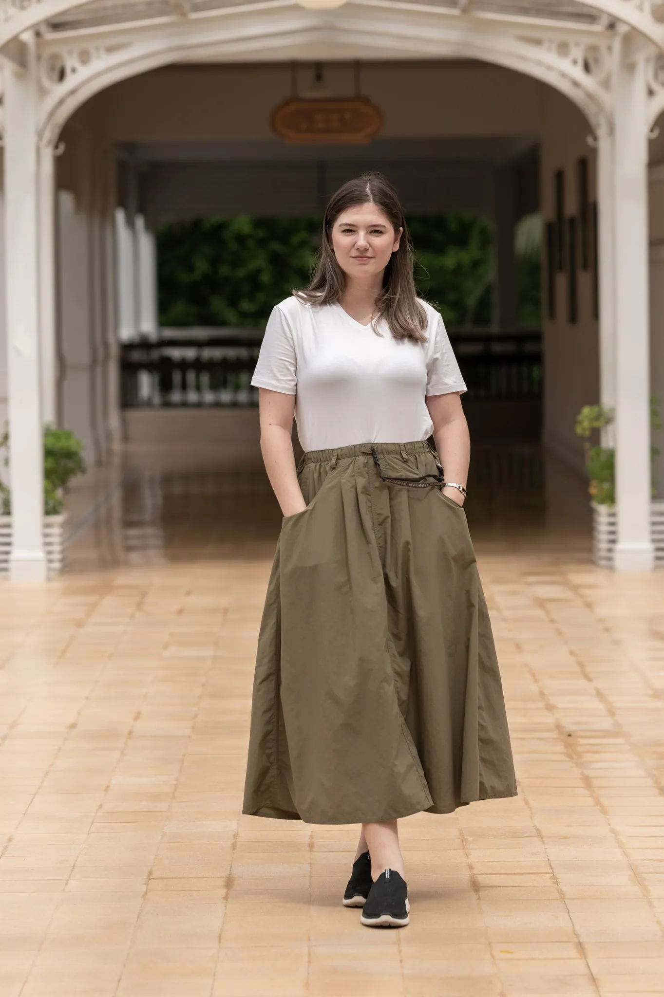 Macabi Slim Skirt - Bark