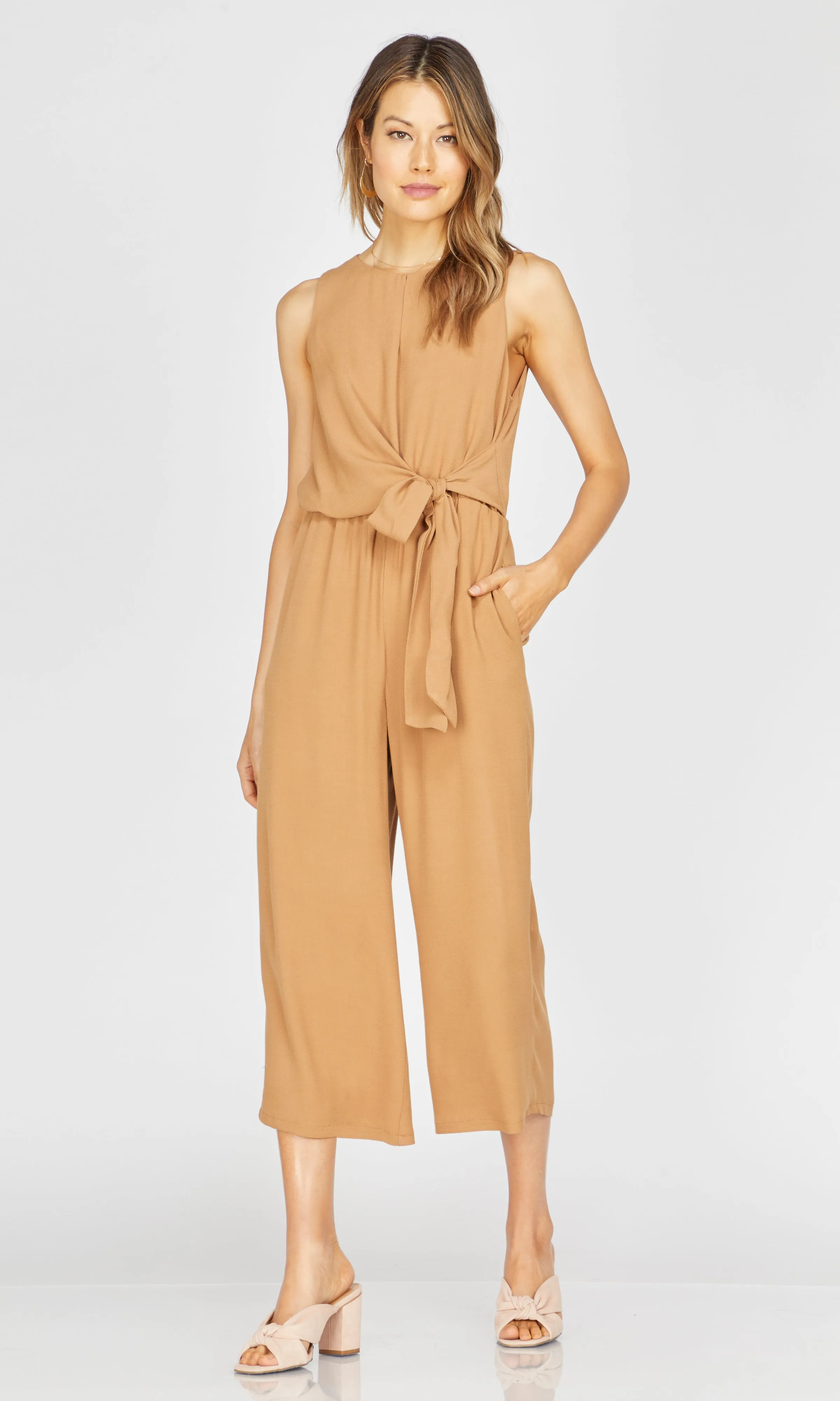 Margot Wrap-Tie Jumpsuit - FINAL SALE