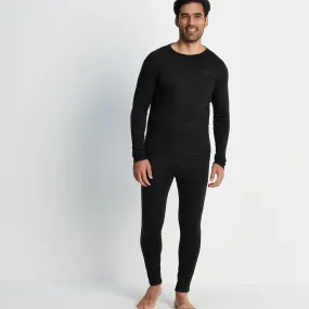 Meru Mens Cashmere Touch Base Layer Set - Black