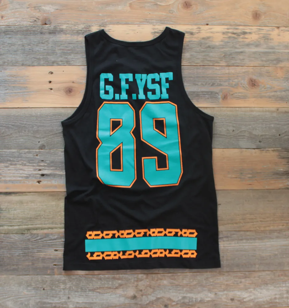 Miami FL Mash-Up Jersey Tank Black