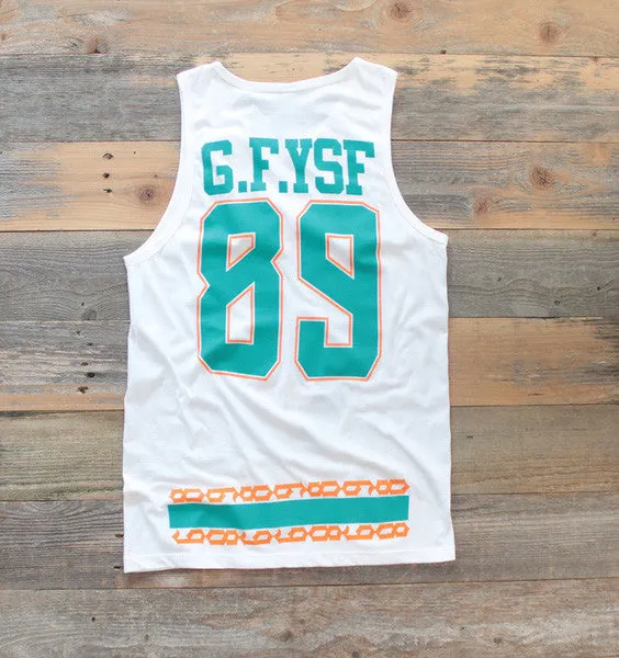 Miami FL Mash-Up Jersey Tank White