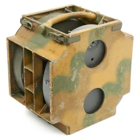 Original German WWII 1937 Tellermine Double Carrier in Normandy Camouflage with Mines - Inert