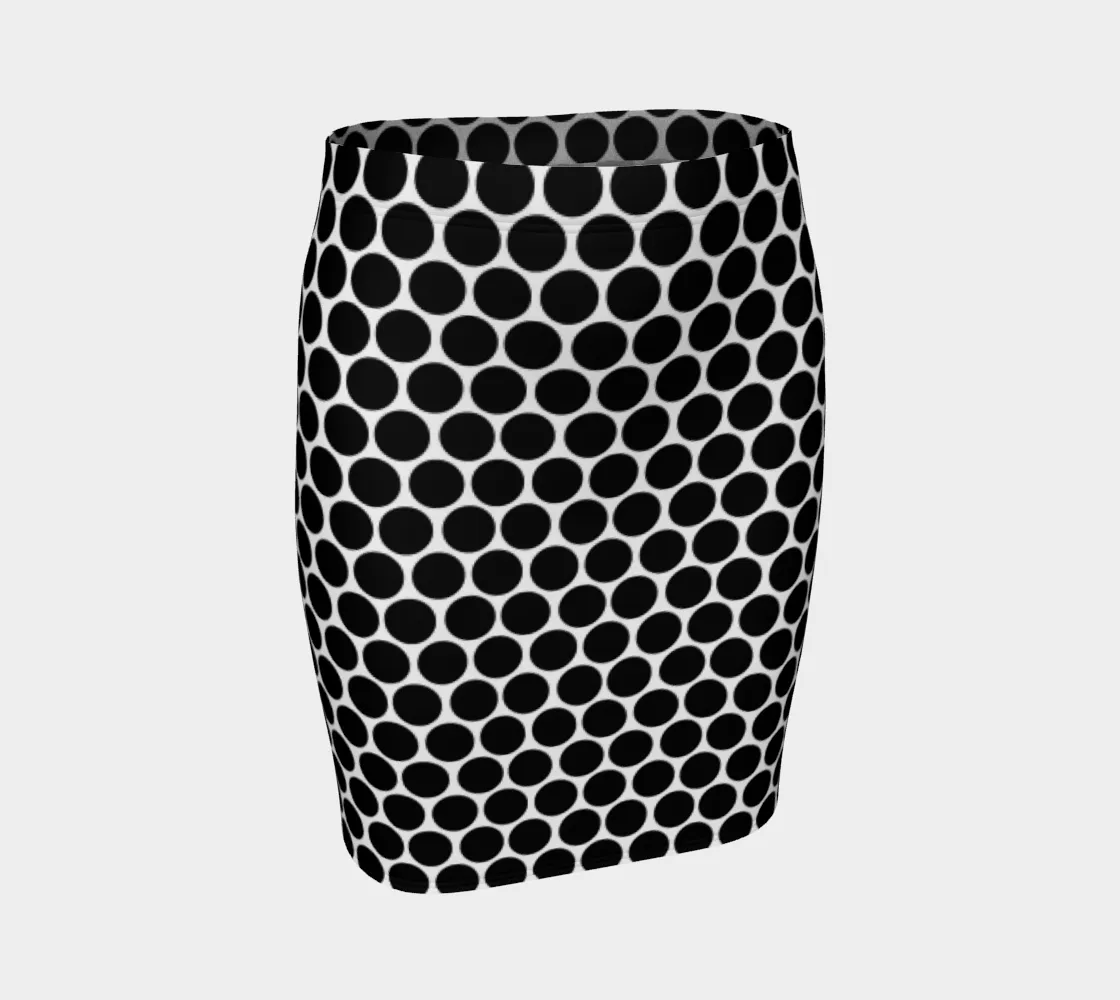 Polkaddot Fitted Skirt