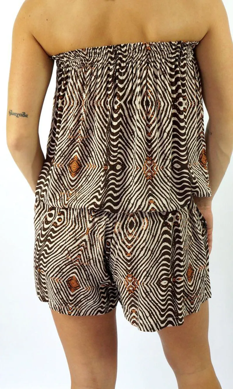 Rayon Jumpsuit Short Papua, More Colours