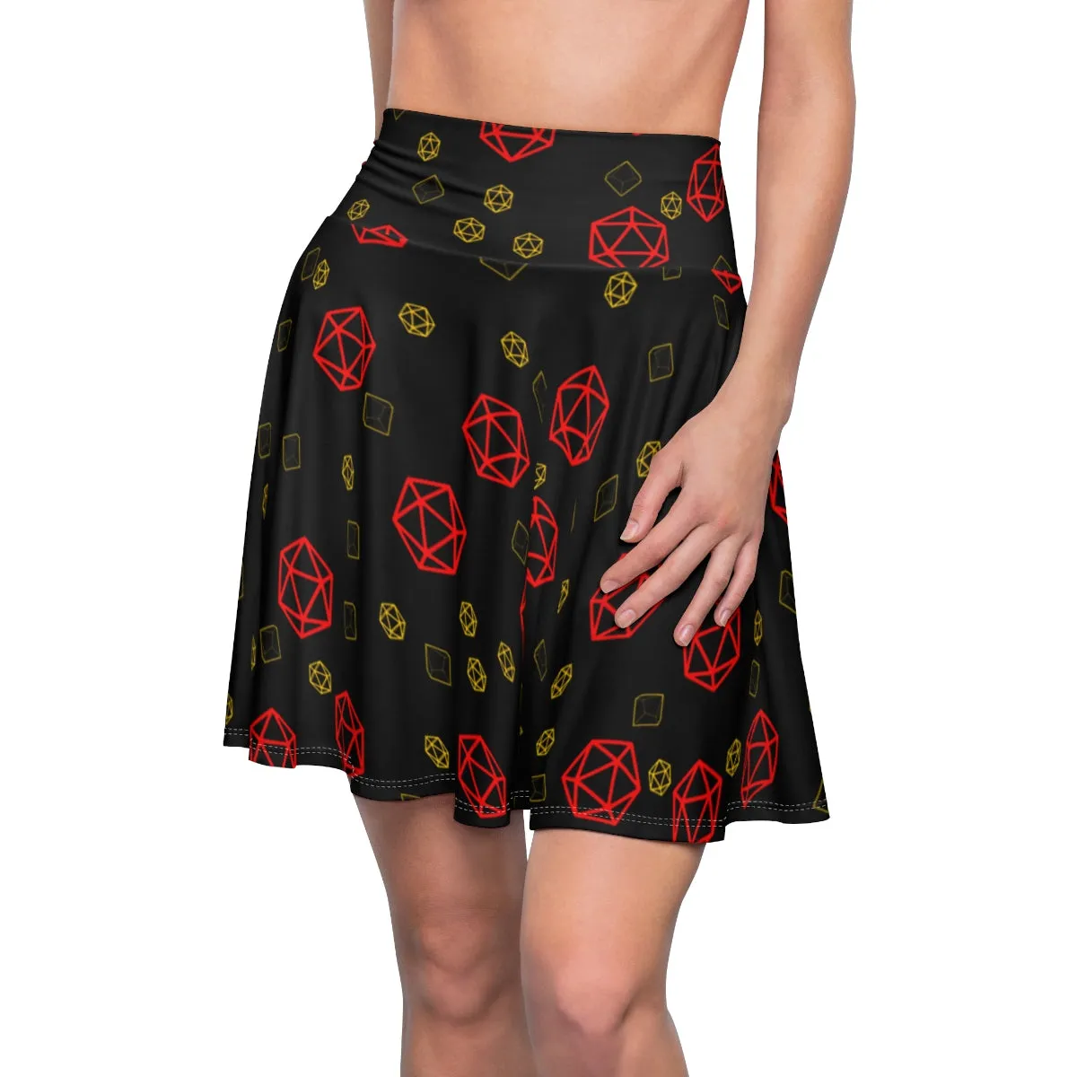 Red and Gold D20 Dice Skirt