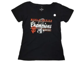 San Francisco Giants SAAG WOMEN Black 2014 World Series Champions T-Shirt