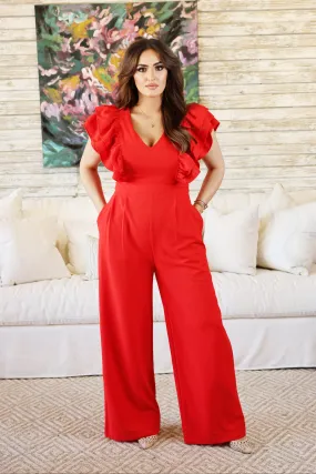 Scarlet Wide Leg Jumpsuit