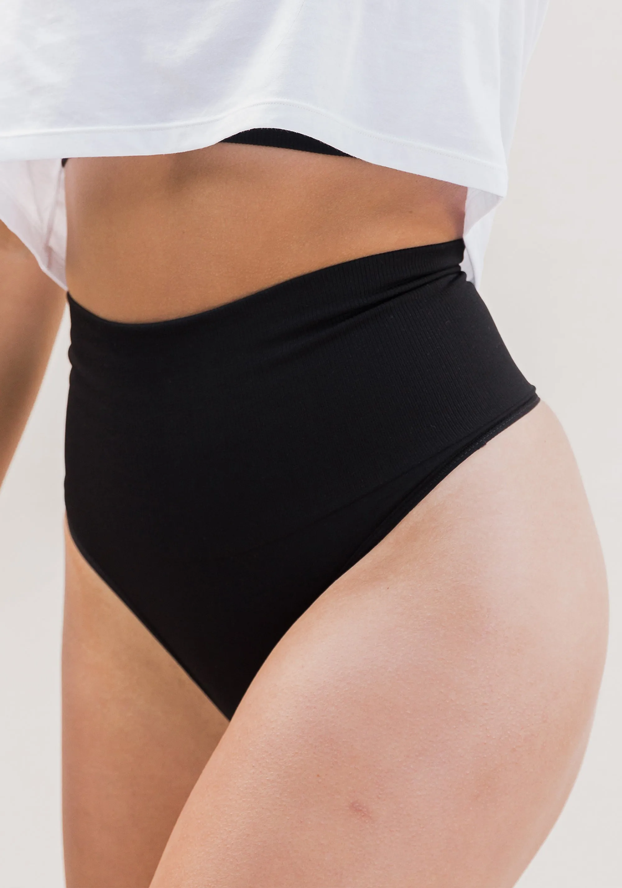 Seamless Postpartum Hipster Compression Thong