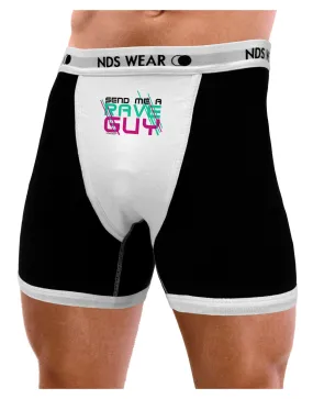 Send Me A Rave Guy Mens Boxer Brief Underwear