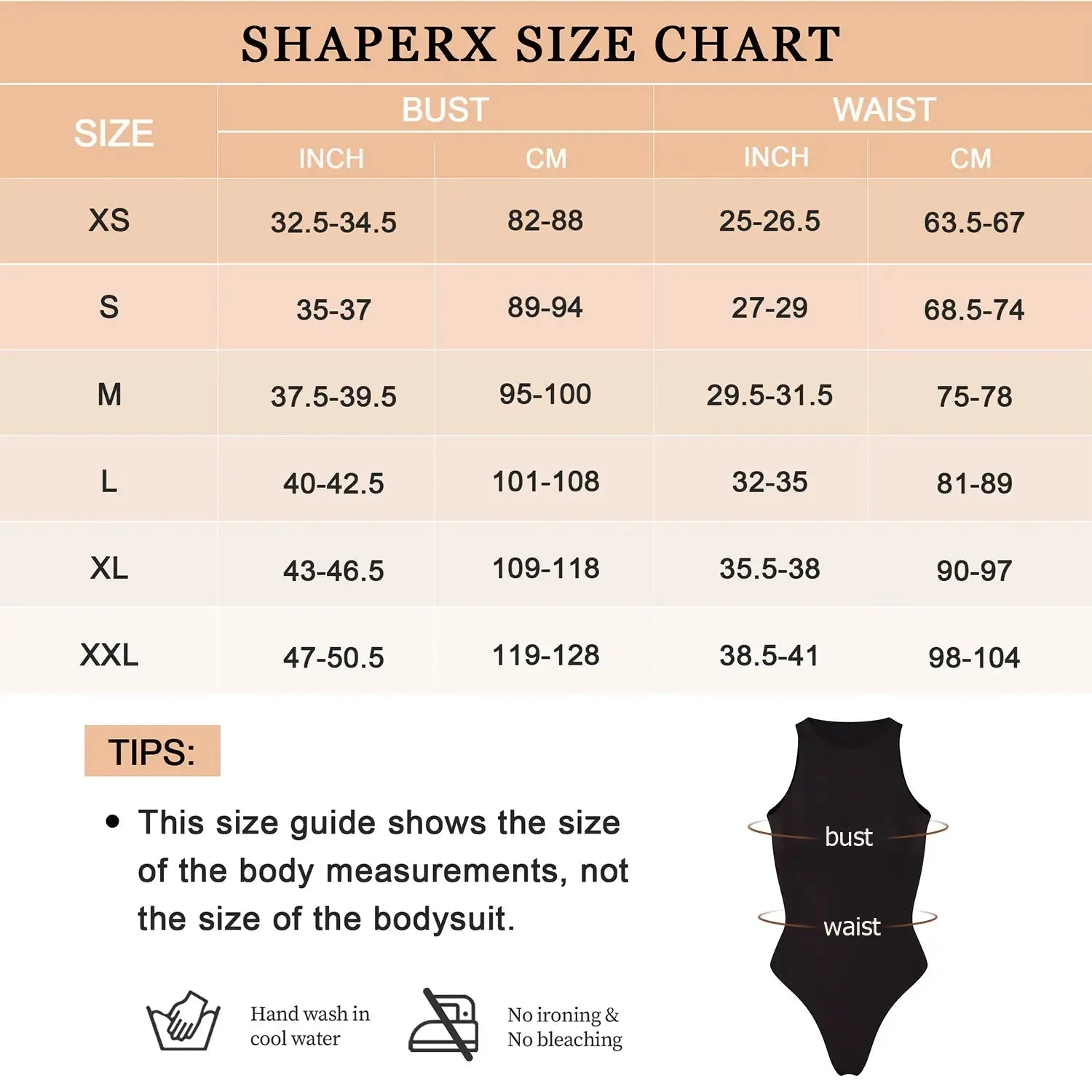 SHAPERX Sleeveless Bodysuit Tops Scoop Neck Thong Body Suits