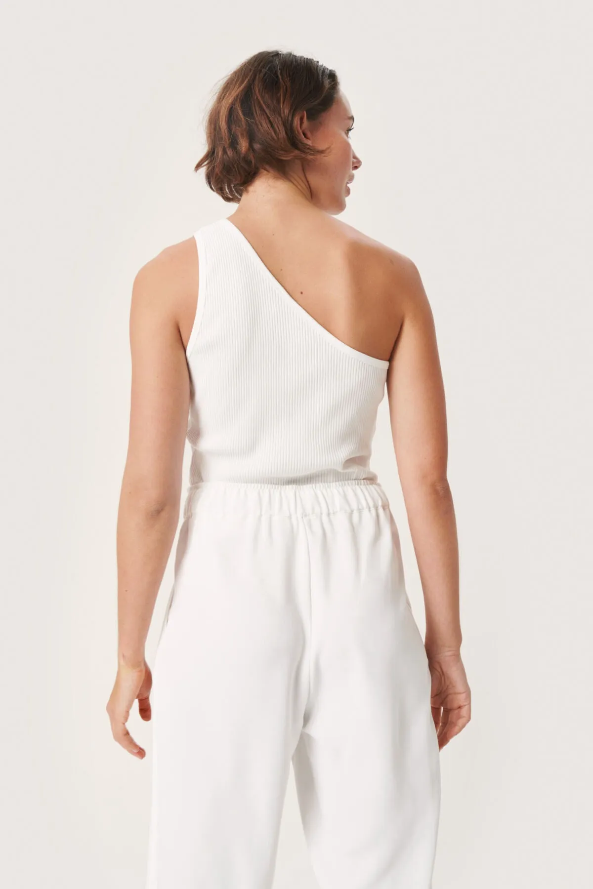 Simone One Shoulder Tank Top