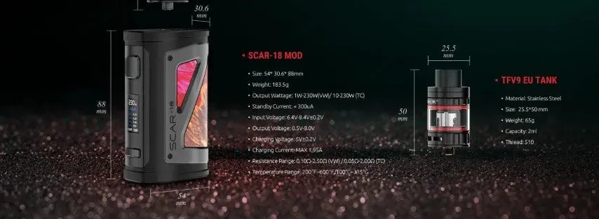 Smok Scar 18 Vape Kit