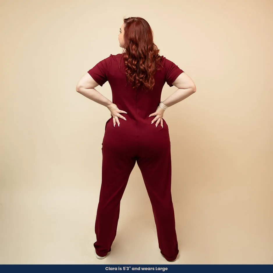 Stella - Back Zipper Jumpsuit