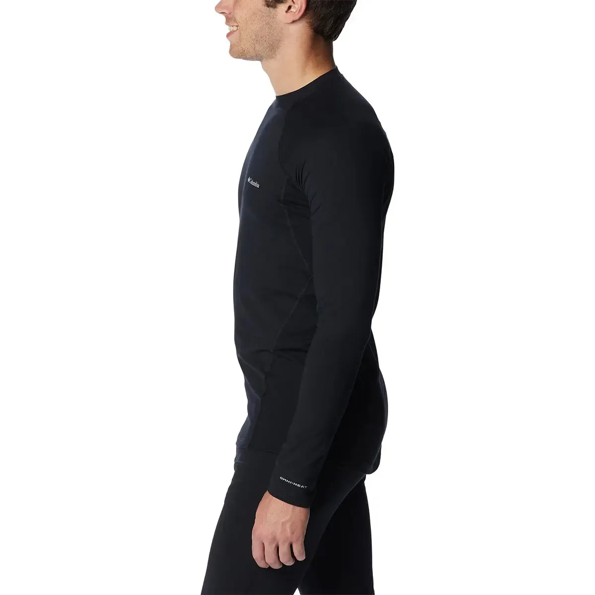 Stretch Long Sleeve Top Midweight - Black